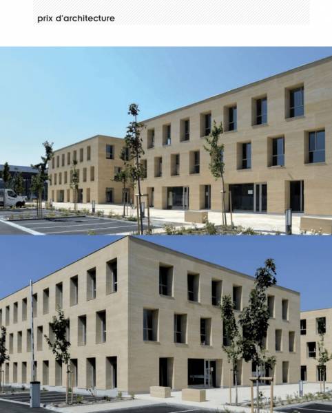 Bâtiments en pierre massive à Aix en Provence