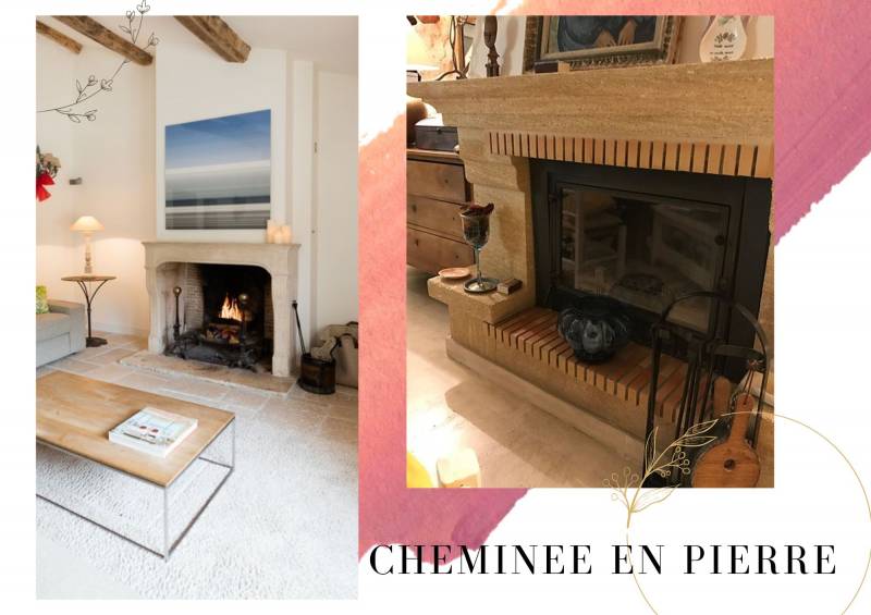 cheminée en pierre naturelle à Marseille