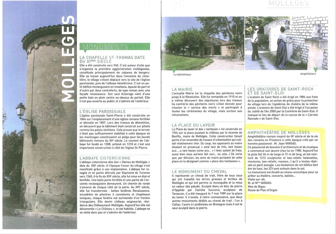 Bâtiment en pierre de taille à Mollèges